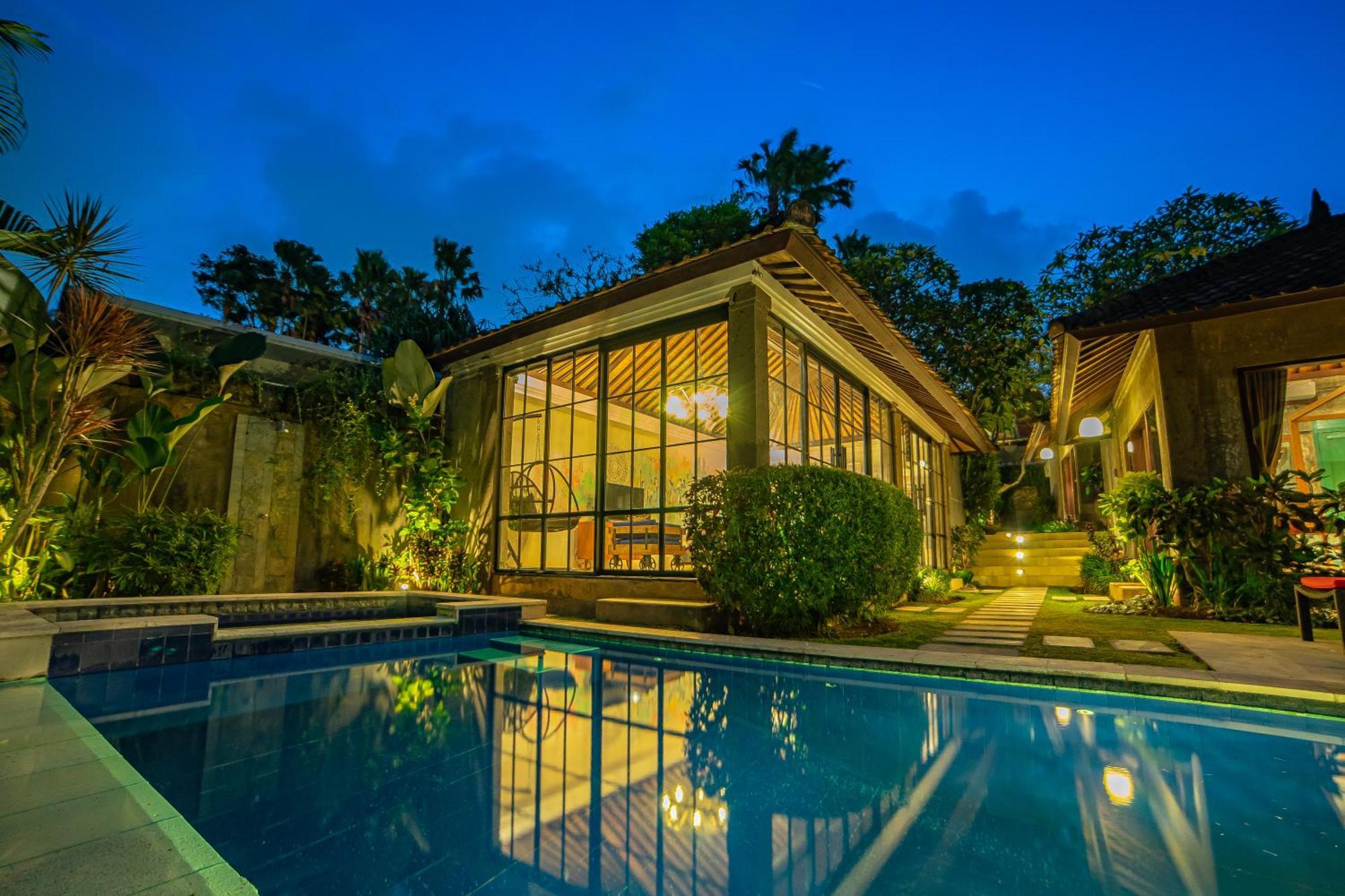 Villa Elysium Fields - Rustic Meets Industrial Chic Design Canggu Exterior foto